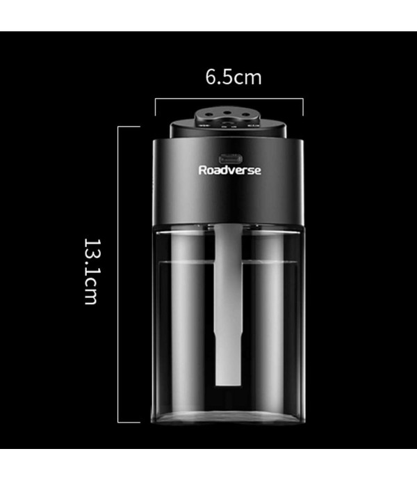 خوشبو کننده داخل خودرو و رطوبت ساز هوشمند 160 میلی‌لیتری چند منظوره رودورس مدل Roadverse L1 Starry Sky Projection Smart Aromatherapy Machine