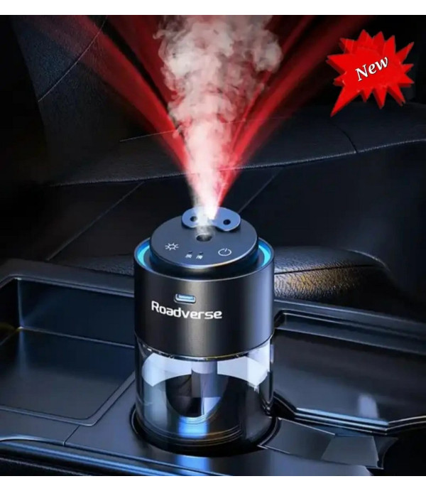 خوشبو کننده داخل خودرو و رطوبت ساز هوشمند 160 میلی‌لیتری چند منظوره رودورس مدل Roadverse L1 Starry Sky Projection Smart Aromatherapy Machine
