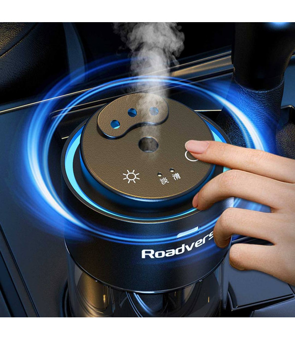 خوشبو کننده داخل خودرو و رطوبت ساز هوشمند 160 میلی‌لیتری چند منظوره رودورس مدل Roadverse L1 Starry Sky Projection Smart Aromatherapy Machine