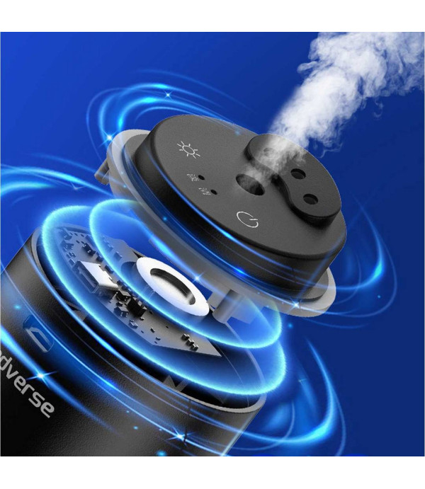 خوشبو کننده داخل خودرو و رطوبت ساز هوشمند 160 میلی‌لیتری چند منظوره رودورس مدل Roadverse L1 Starry Sky Projection Smart Aromatherapy Machine