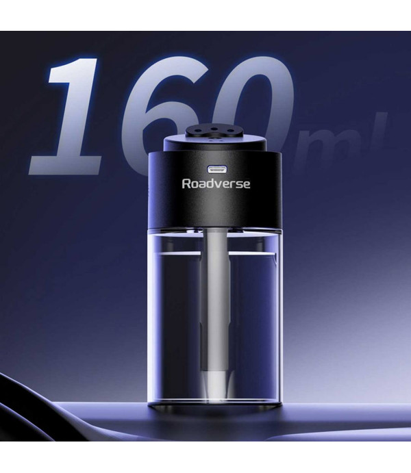 خوشبو کننده داخل خودرو و رطوبت ساز هوشمند 160 میلی‌لیتری چند منظوره رودورس مدل Roadverse L1 Starry Sky Projection Smart Aromatherapy Machine