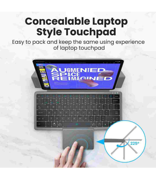 کیبورد بی سیم مدل MIUCDA Bluetooth Keyboard KF8700