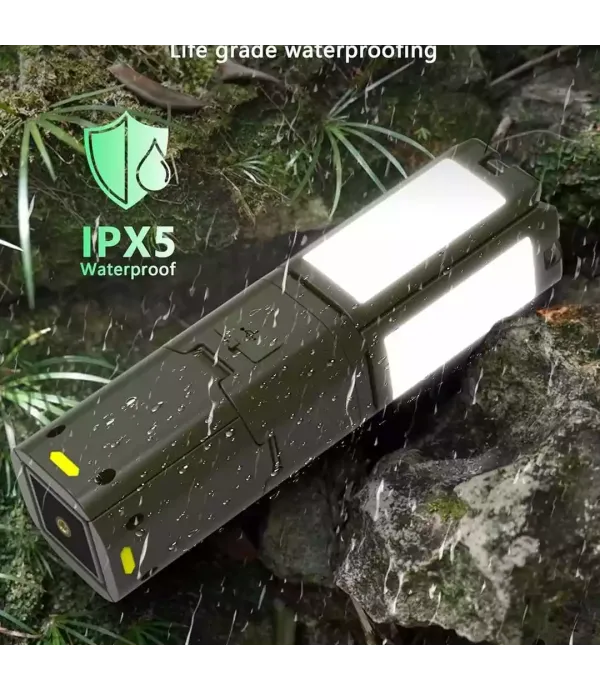 چراغ کمپینگ پایه دار فضای باز چهار جهته مدل CAMPING LIGHT Z2