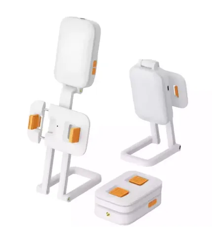 هولدر گوشی موبایل و رینگ لایت شارژی چندکاره D2 PRO