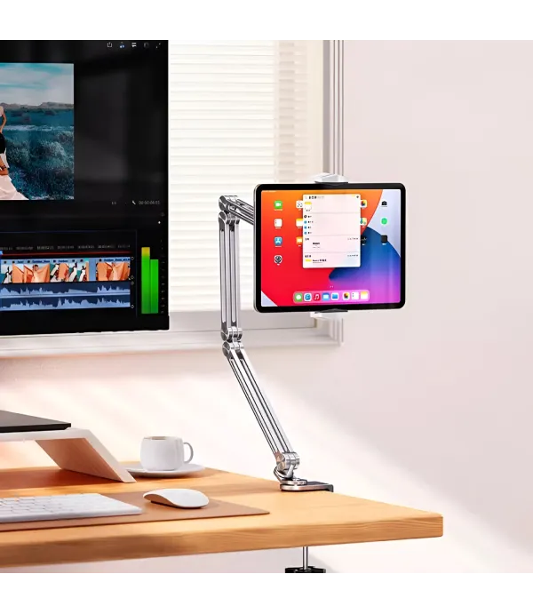 هولدر گوشی موبایل و تبلت قابل اتصال به لبه میز و تخت CZ11