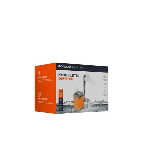 دوش شارژی قابل حمل مسافرتی پرودو مدل Porodo Lifestyle Portable Electric Shower PD-LFST021-OG