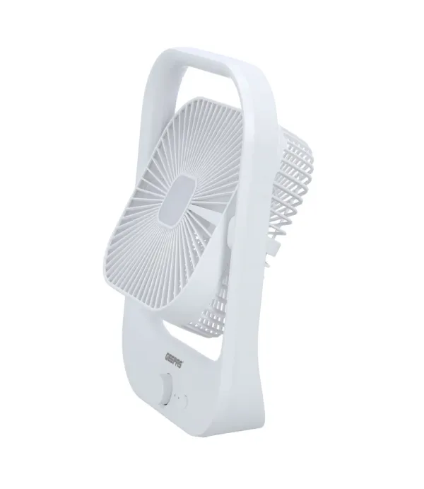 پنکه 8 اینچی قابل شارژ با نور LED جیپاس مدل GEEPAS GF21162