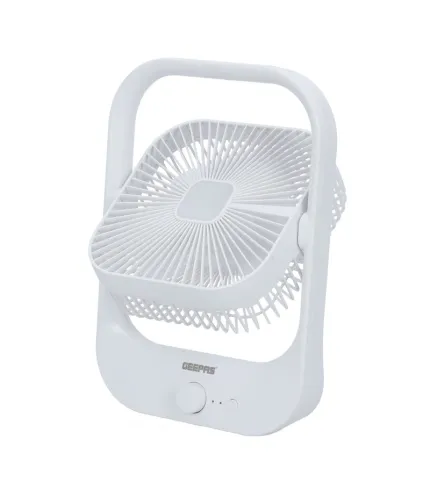 پنکه 8 اینچی قابل شارژ با نور LED جیپاس مدل GEEPAS GF21162