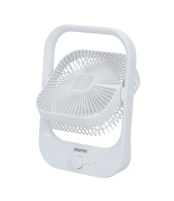 پنکه 8 اینچی قابل شارژ با نور LED جیپاس مدل GEEPAS GF21162