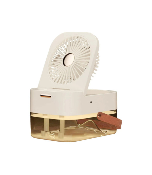 پنکه رومیزی، مرطوب کننده هوا و چراغ خواب رومیزی Desktop Fan, Night Light, Humidifying Fan 2.5L Q7