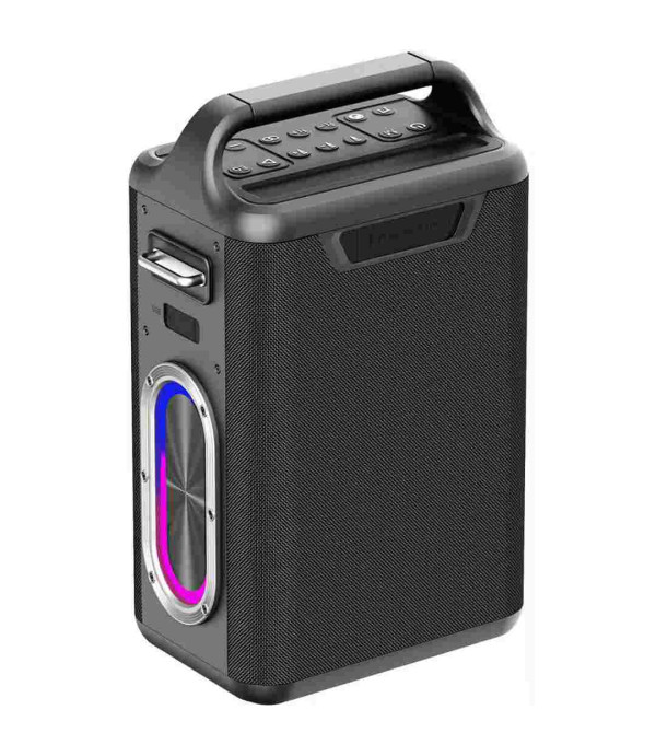 اسپیکر بلوتوثی با میکروفون کارائوکه 300 وات با شارژ سریع 65 واتی پاورولوژی مدل Powerology Karaoke Party Speaker PWLAU013
