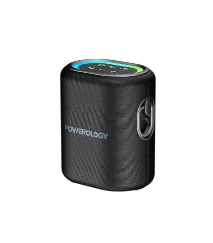 اسپیکر بلوتوثی قابل 25 وات RGB دار حمل پاورولوجی مدل Powerology Portable Loud Speaker PWLAU011