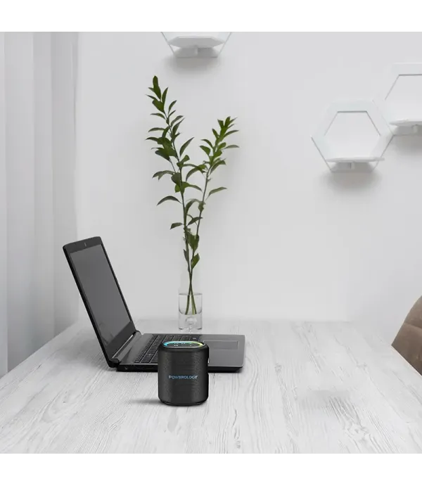 اسپیکر بلوتوثی قابل 25 وات RGB دار حمل پاورولوجی مدل Powerology Portable Loud Speaker PWLAU011