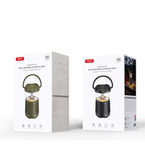 اسپیکر بلوتوثی و چراغ کمپینگ شارژی ایکس او مدل XO F49 Speaker and camping light