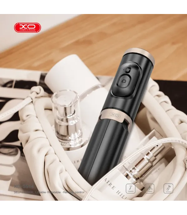 مونوپاد و سه پایه سلفی گوشی 72 سانتی‌متری ایکس او مدل XO SS14 Bluetooth Selfie Stick Integrated Hidden reinforced tripod