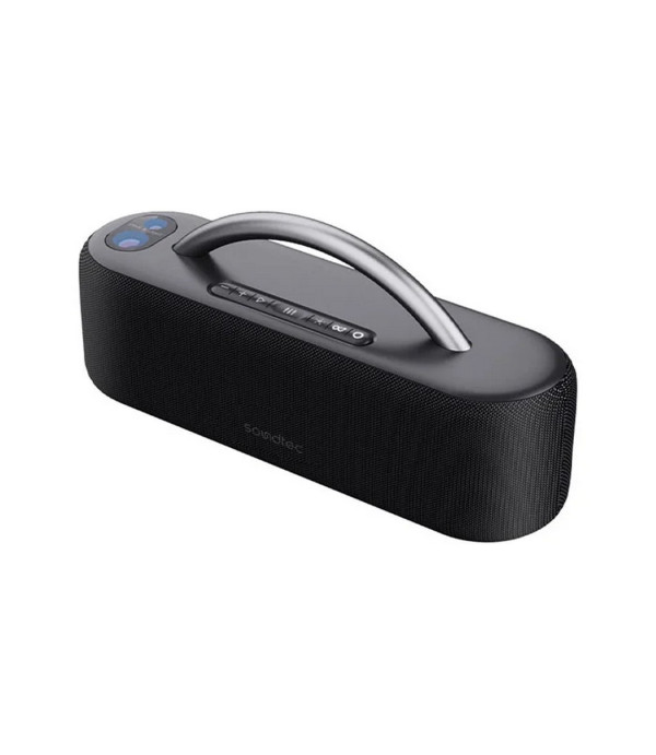 اسپیکر بلوتوثی قابل حمل 60 وات با نورپردازی LED، کارائوکه پرودو مدل Porodo Soundtec Galactic Star Light Portable Speaker PD-GALACTIC