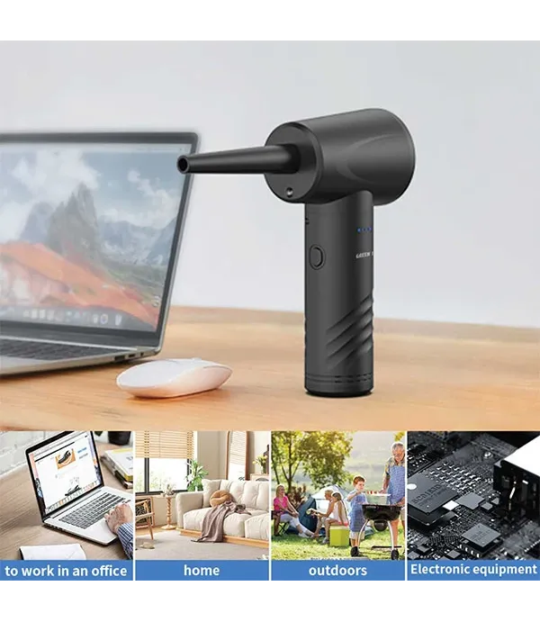 گردگیر و دمنده شارژی قابل حمل گرین لاین مدل Green Lion Air Duster GNAIRDUSTBK