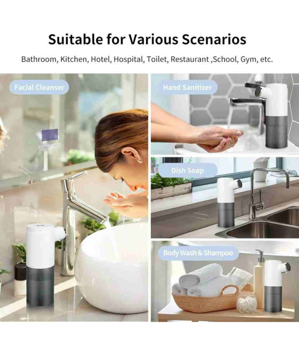 دستگاه مایع دستشویی فوم ساز اتوماتیک هوشمند گرین مدل Green Lion Smart Sensor Soap Dispenser GNSSOAPDISWH