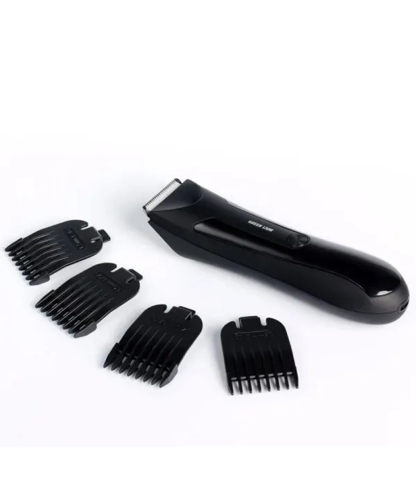 ماشین اصلاح موی صورت و نواحی حساس ضد آب شارژی گرین لاین مدل Green Lion Sensitive Area Trimmer GNSENSTMRBK
