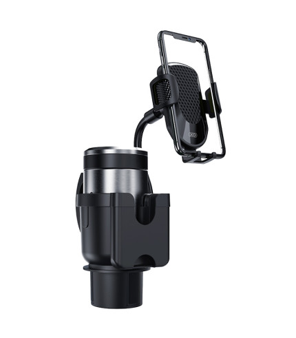 هولدر موبایل و جا لیوانی خودرو قابلیت تنظیم بدون محدودیت بازوی فلزی ایکس او مدل XO Car Cup Holder C140