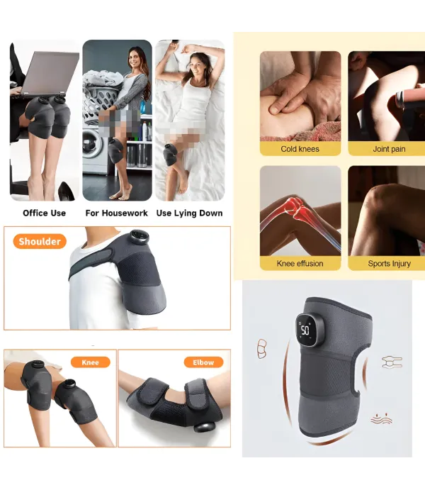 ماساژور زانو سه بعدی چند منظوره مدل Fever Knee Massager HOT-008