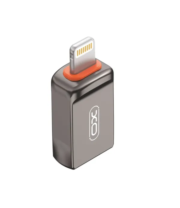 مبدل OTG ایکس او یو اس بی به لایتنینگ مدل USB-A to Lightning XO converter model NB281A