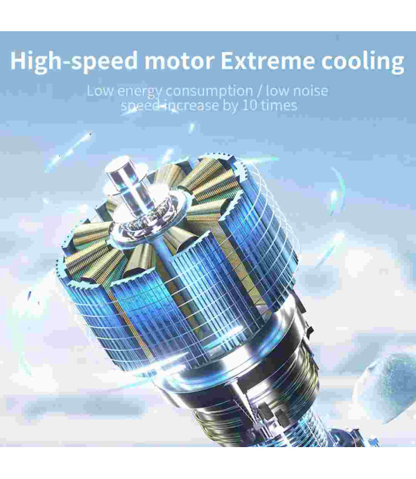 پنکه شارژی سرماساز مدل Handheld High Speed Refrigeration Electric Fan to Make a Cold Fan K801