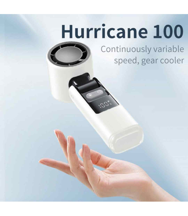 پنکه شارژی سرماساز مدل Handheld High Speed Refrigeration Electric Fan to Make a Cold Fan K801