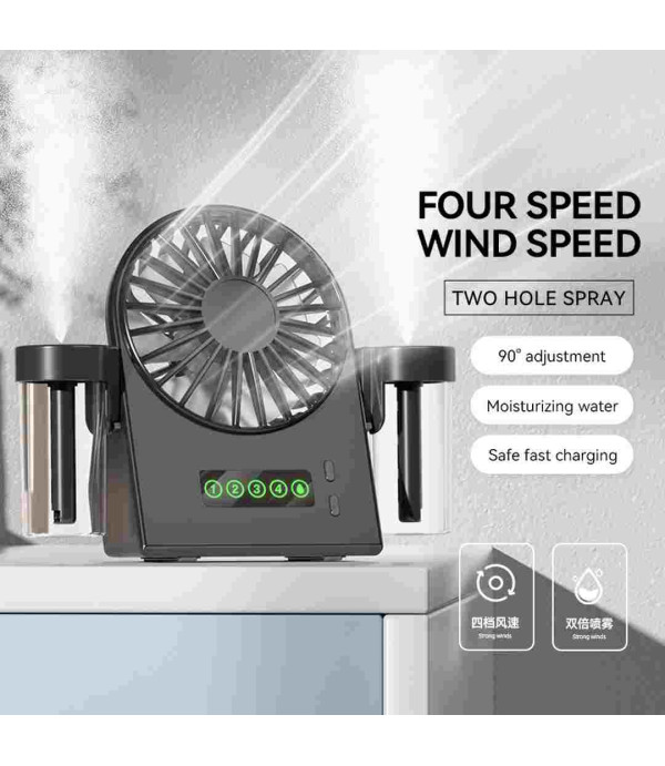 پنکه مه پاش رو میزی مدل Table Spray Fan F8