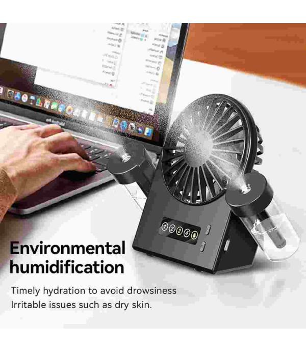 پنکه مه پاش رو میزی مدل Table Spray Fan F8