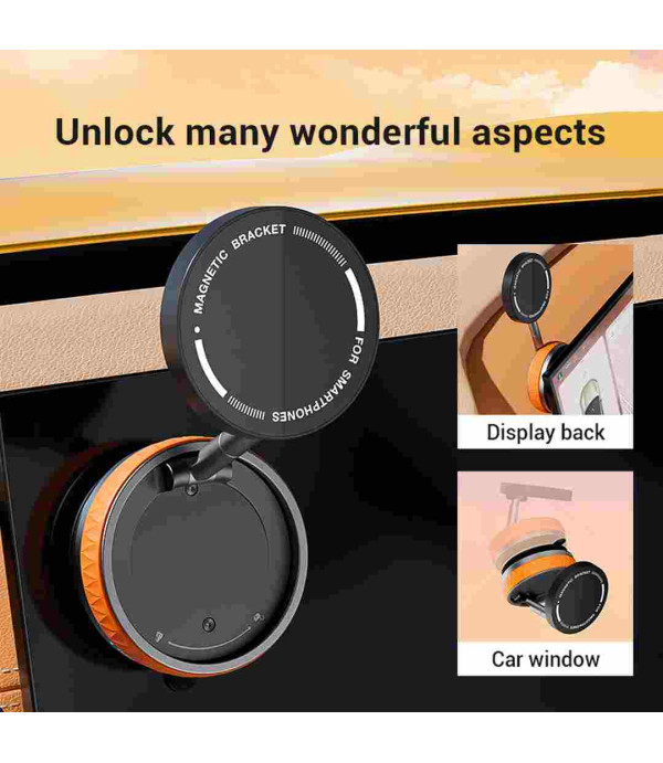 هولدر گوشی وکیوم مگنتی مدل Universal Car Phone Holder New Windshield Dashboard Glass Mirror Kitchen Mobile Phone Holder With Sucker K10B