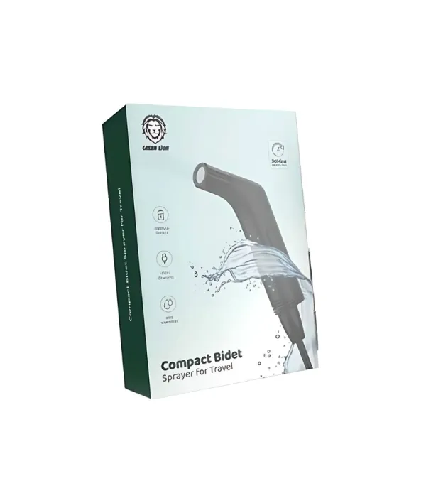 خودشور (بیده) مسافرتی گرین لاین مدل  Green Lion Compact Bidet Sprayer for Travel GNCMTBDTSPYBK