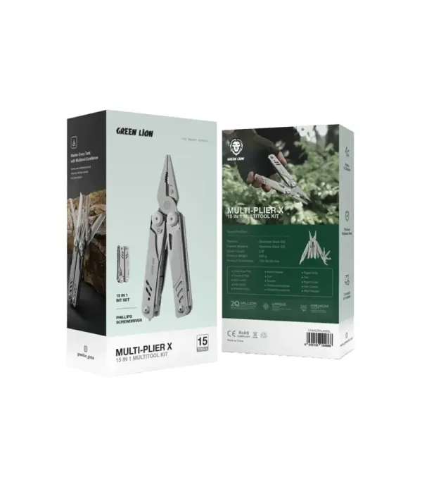 انبردست 15 کاره گرین لاین مدل Multi-Plier-X 15 in 1 Multitool kit GNMLTPLX15SL