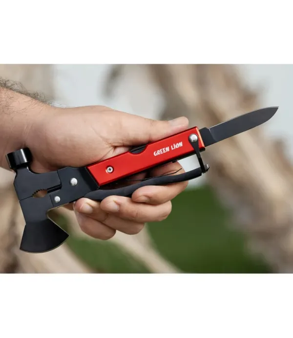تبر و چکش 13 کاره گرین لاین مدل Storm Breaker Multitool Axe