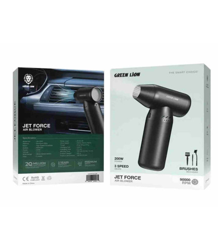 جت فن توربو گرین لاین مدل Green Lion Jet Force Air Blower 9000 RPM with 3 Gear Levels 200W Power GB-206X