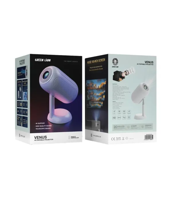 ویدئو پروژکتور گرین لاین مدل Green lion VENUS-GL-VP4K