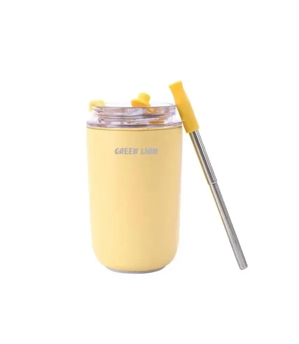 ماگ وکیوم مسافرتی گرین لاین مدل Green Lion Vacuum Travel Mug Lite 280 ML با ظرفیت 280 میلی لیتر