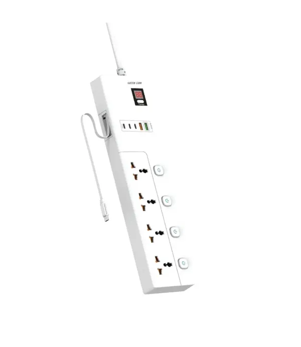 چند راهی و محافظ برق 3500 وات گرین لاین مدل Green Lion GS-900 Power Socket