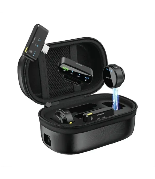میکروفون یقه ای با قابلیت نویز کنسلینگ گرین لاین مدل Green Lion GM-85X 3 in 1 Microphone GNGM85XMIC
