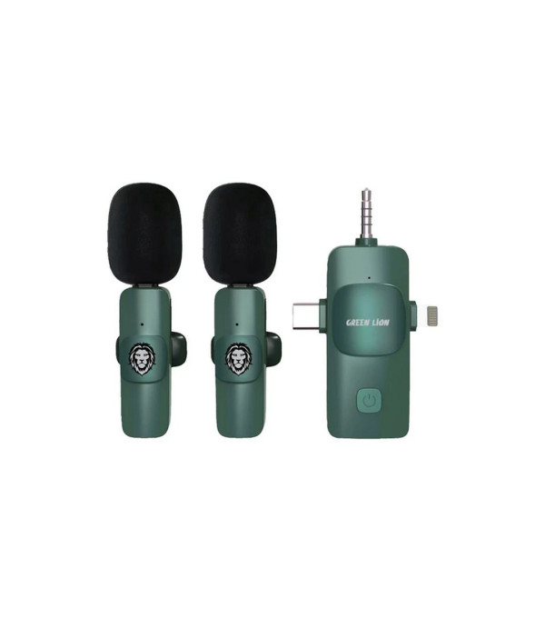 میکروفون یقه ای گرین لاین مدل Green Lion 3 in 1 Microphone GN3IN1WM