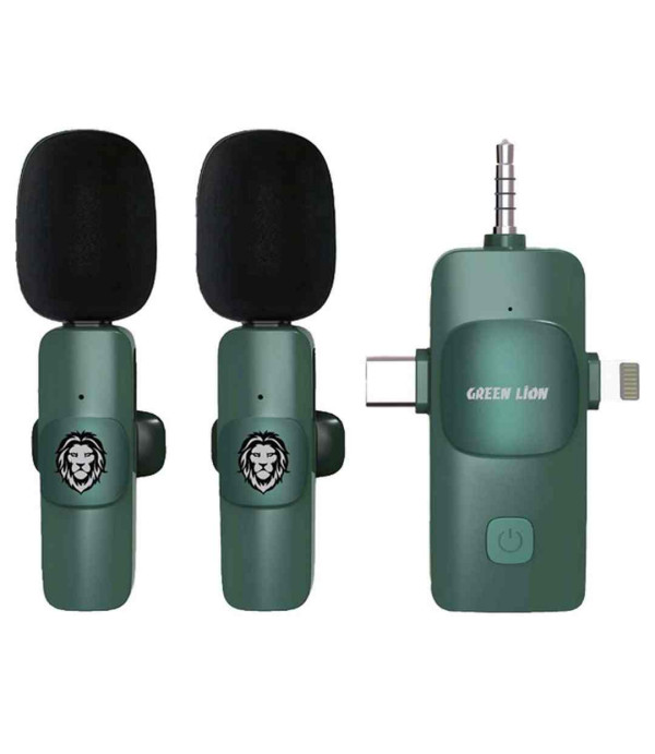 میکروفون یقه ای گرین لاین مدل Green Lion 3 in 1 Microphone GN3IN1WM
