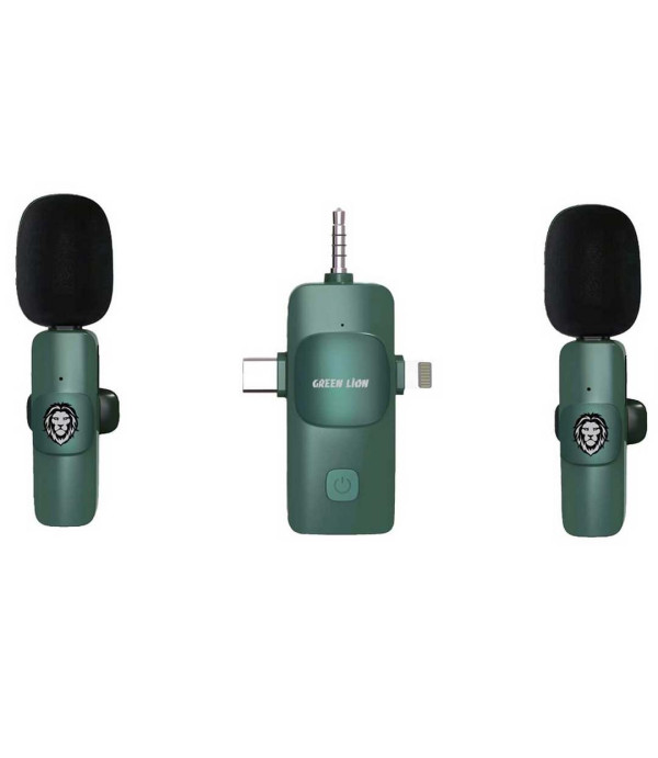میکروفون یقه ای گرین لاین مدل Green Lion 3 in 1 Microphone GN3IN1WM