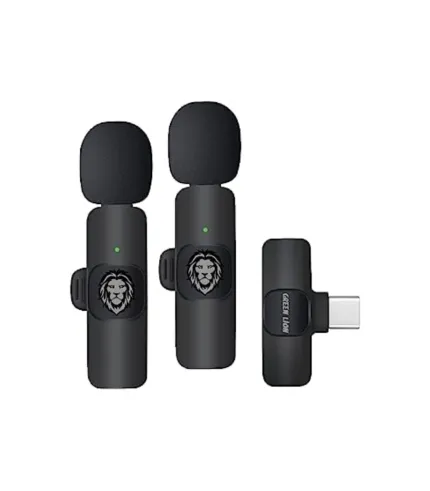 میکروفون یقه ای با قابلیت نویز کنسلینگ گرین لاین مدل Green Lion 3 in 1 Microphone GN3WIRMICP