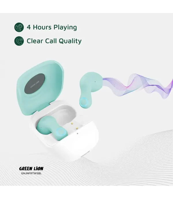 هندزفری بلوتوثی 5.4 قابلیت دستیار صورتی کنترل لمسی گرین لاین مدل Green Lion Jenifer True Wireless Earbuds TWS GNJNFRTWS