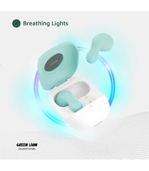 هندزفری بلوتوثی 5.4 قابلیت دستیار صورتی کنترل لمسی گرین لاین مدل Green Lion Jenifer True Wireless Earbuds TWS GNJNFRTWS