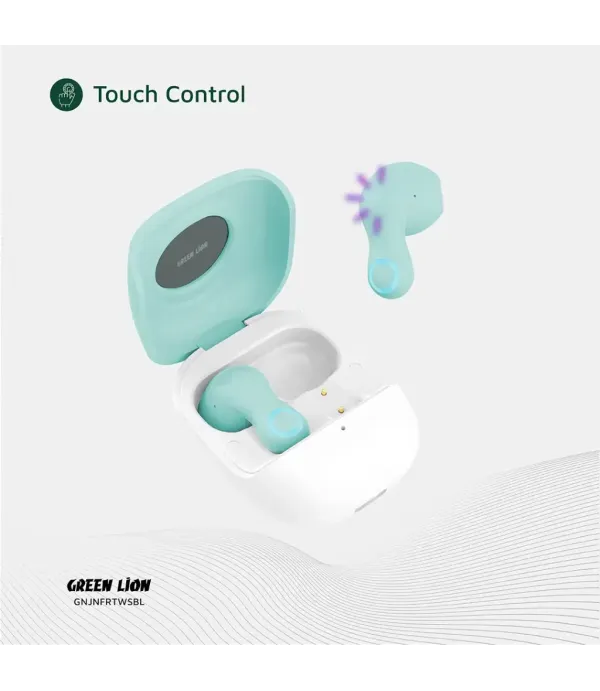 هندزفری بلوتوثی 5.4 قابلیت دستیار صورتی کنترل لمسی گرین لاین مدل Green Lion Jenifer True Wireless Earbuds TWS GNJNFRTWS