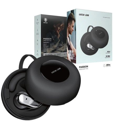 هندزفری بلوتوثی 5.4 گرین لاین مدل Green Lion Passion Open - Ear TWS GNPSNOPTWSBK