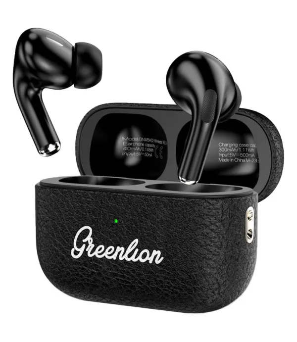 هندزفری بلوتوثی 5.3کنترل لمسی گرین لاین مدل Green Lion Classic True Wireless Earbuds GNCLSSTWSBK