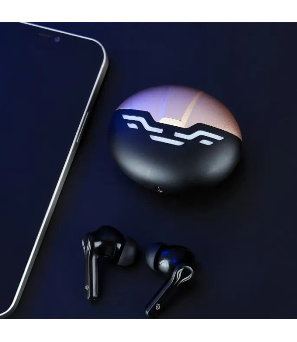 هندزفری بلوتوثی 5.4 گیمینگ پرودو نویزکنسلینگ ENC نور RGB مدل Porodo PDX420 Wireless Headphone