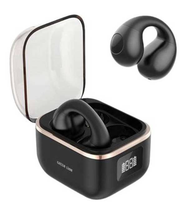 هندزفری بلوتوثی 5.4 ضد آب کنترل لمسی گرین لاین مدل Green Lion Aurix Clip On Earbuds GNARXCLTWSBK